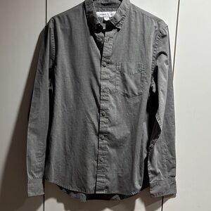 Old‎ Navy Dark Gray Casual Button-Down Shirt